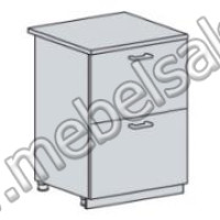 НУВЕЛЬ ШКАФ НИЖНИЙ 600 С 2 ЯЩИКАМИ (ШН2Я 600)